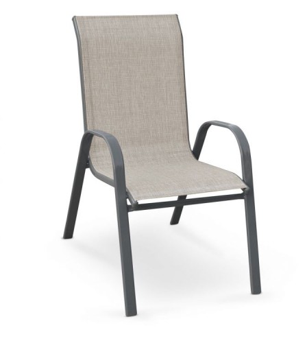 Cтілець садовий MOSLER Темно-сірий/Сірий Halmar